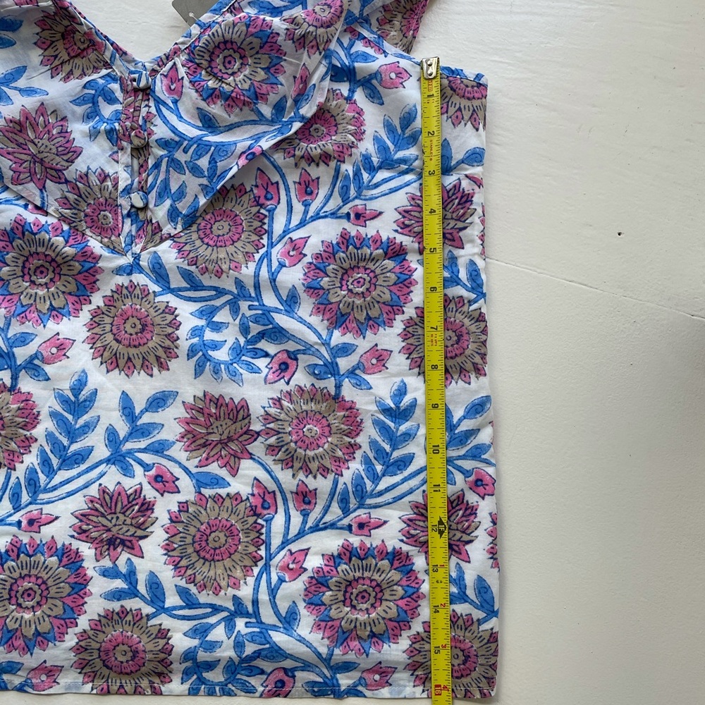 J.Crew ruffle neck top. - Picture 9 of 12